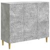 vidaXL Bufet Gri Beton 89 x 34,5 x 80 cm Lemn prelucrat