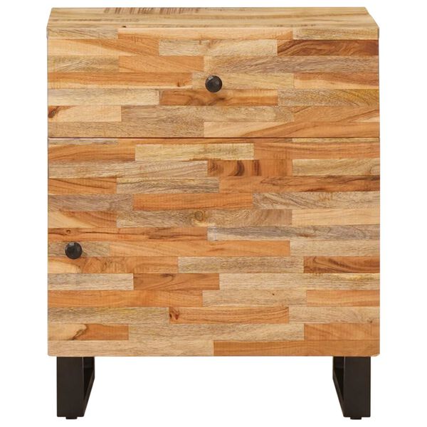 vidaXL Dulap pentru pat Maro 50 x 33 x 60 cm Lemn de mango solid