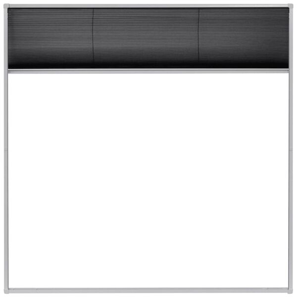 vidaXL Ecran insecte pentru ferestre, aluminiu, 120x120 cm