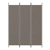 vidaXL Paravan de cameră cu 3 panouri, antracit, 150x200 cm, textil