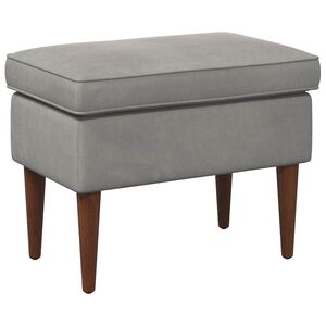 vidaXL Taburet Gri deschis 55 x 35 x 41 cm Catifea