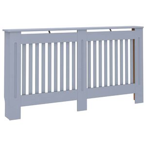vidaXL Mască pentru calorifer, antracit, 152 x 19 x 81,5 cm, MDF