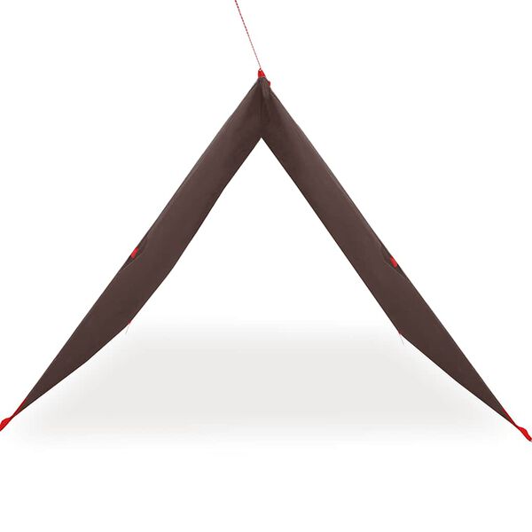 vidaXL Prelată de camping, maro, 366x306 cm, impermeabilă