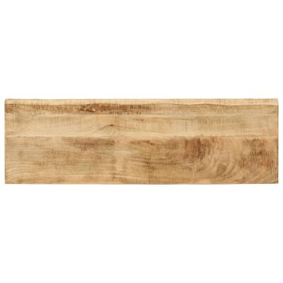 vidaXL Masă consolă, margini naturale, 105x33x76 cm, lemn masiv mango