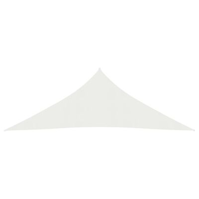 vidaXL Pânză parasolar, alb, 4,5x4,5x4,5 m, HDPE, 160 g/m²