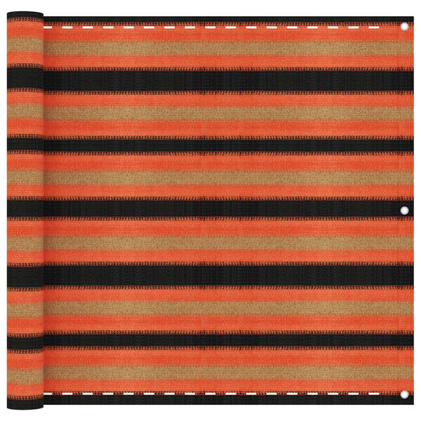 vidaXL Paravan de balcon, multicolor, 90x500 cm, HDPE