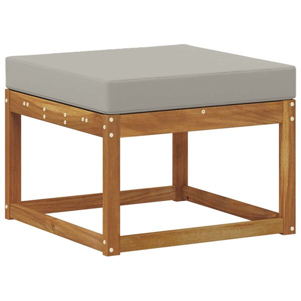 vidaXL Taburet pentru exterior Lemn Solid de Acacia natural