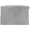 vidaXL Dulap de perete, gri beton, 102x30x20 cm, lemn compozit