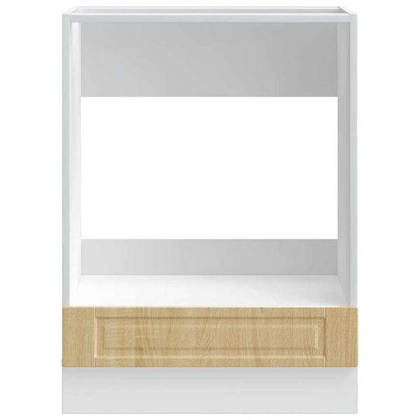 vidaXL Dulap pentru cuptor "Porto" din lemn de stejar sonoma