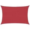 vidaXL P&acirc;nză parasolar, roșu, 2,5x4 m, HDPE, 160 g/m&sup2;