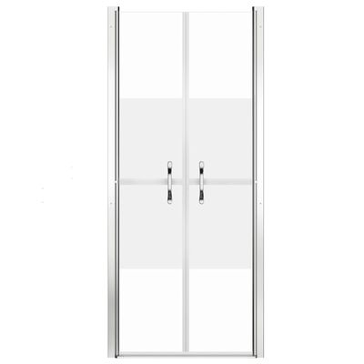 vidaXL Ușă cabină de duș, jumătate mat, 86 x 190 cm, ESG