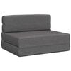 vidaXL Canapea Pat Pliabilă Gri deschis 70 x 72 x 60 cm Țesătură
