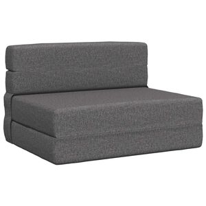 vidaXL Canapea Pat Pliabilă Gri deschis 70 x 72 x 60 cm Țesătură