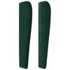 vidaXL Tăblie pat cu aripioare verde &icirc;nchis 93x23x118/128 cm catifea