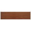 vidaXL Prag de fereastră Lemn brun 80 x 20 x 4,5 cm PVC