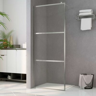 vidaXL Paravan de duș walk-in, 90 x 195 cm, sticlă ESG transparentă