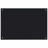 vidaXL Panou antistropi de bucătărie, negru 90x60 cm sticlă securizată