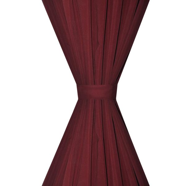 vidaXL Draperii opace, 2 buc., strat dublu, 140 x 245 cm, bordo