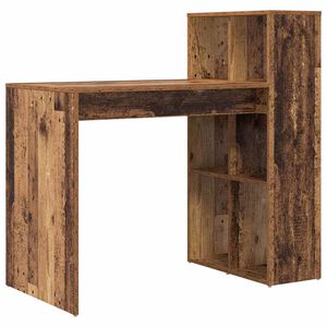 vidaXL Birou Lemn Vechi Lemn prelucrat 108 x 55 x 103.5 cm