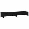 vidaXL Suport monitor cu sertare, stejar negru, 100x27x15cm, lemn prelucrat