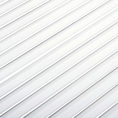 vidaXL Uși dulap design lambriu 2 buc. alb 99,3x59,4 cm lemn masiv pin