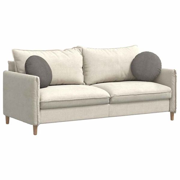 vidaXL Perne de Șezut 2 pcs Gri deschis &Oslash; 40 cm Țesătură din corduroy