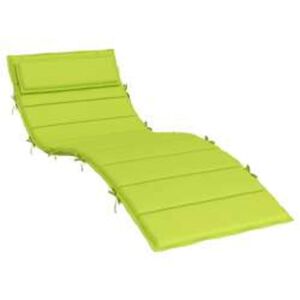 vidaXL Perna de șezlong pentru soare Verde 178 x 60 x 4 cm