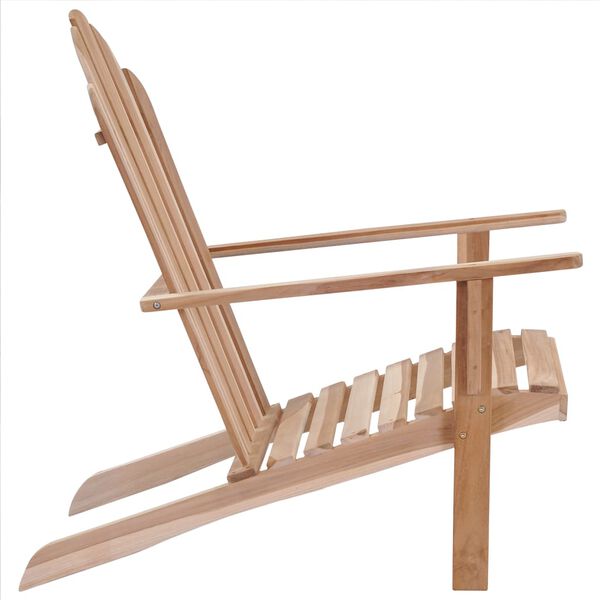 vidaXL Scaun Adirondack, lemn de tec