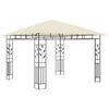 vidaXL Pavilion cu plasă anti-ț&acirc;nțari, crem, 3x3x2,73 m, 180 g/m&sup2;