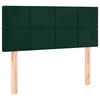 vidaXL Tăblie de pat, verde &icirc;nchis, 80x5x78/88 cm, catifea