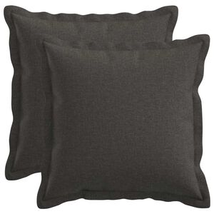 vidaXL Husă pentru pernă 2 pcs HOUTEN Gri &icirc;nchis 30 x 30 cm