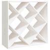 vidaXL Dulap de vinuri, alb, 62x25x62 cm, lemn masiv de pin