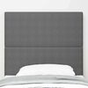 vidaXL Tăblie cap cu headboard Gri deschis 80 cm Piele artificială
