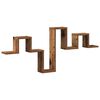 vidaXL Raft de perete Pe perete Lemn vechi 104.5 x 43 x 10 cm