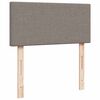 vidaXL Cadru de pat otoman cu saltea Taupe 90x190cm Material