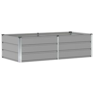 vidaXL Jardinieră Gri deschis 160 x 80 x 45 cm Oțel