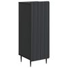 vidaXL Bufet Negru 34,5 x 33 x 92 cm Lemn prelucrat