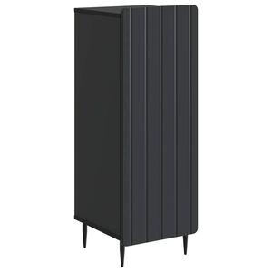 vidaXL Bufet Negru 34,5 x 33 x 92 cm Lemn prelucrat