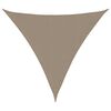 vidaXL Parasolar gri taupe 4,5x4,5x4,5 m țesătură oxford triunghiular