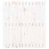 vidaXL Tăblie de pat pentru perete, alb, 82,5x3x90 cm, lemn masiv pin