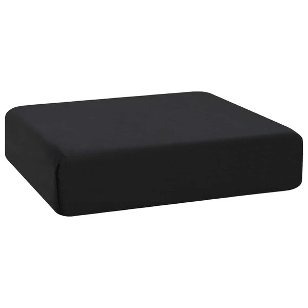 vidaXL Pernă pentru șezut Negru 40 x 40 x 11 cm Spumă PU