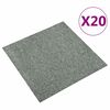 vidaXL Covor 20 pcs Verde 50 x 50 cm 100% polipropilenă