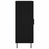 vidaXL Servantă, negru, 34,5x34x90 cm, lemn compozit