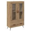 vidaXL Bufet Stejar Artizanal 69,5 x 31 x 115 cm