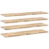 vidaXL Rafturi plutitoare 4 buc. 140x40x2cm lemn masiv acacia netratat