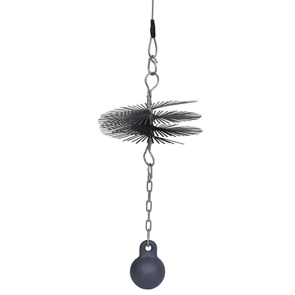 Perie Rotundă pentru Curățat Coșul de Fum Diametru 20 cm