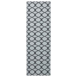 vidaXL Covor Runner ORIZ 1150 gsm Model din plasă neagră