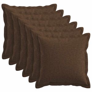 vidaXL Husă pentru pernă 6 buc. HOUTEN Maro 30 x 30 cm In sintetic