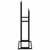 vidaXL Suport de prosoape autonom, negru, 48x24x78,5 cm, fier