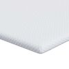 vidaXL Topper din spumă cu memorie 200 x 200 cm Thick Moale Alb